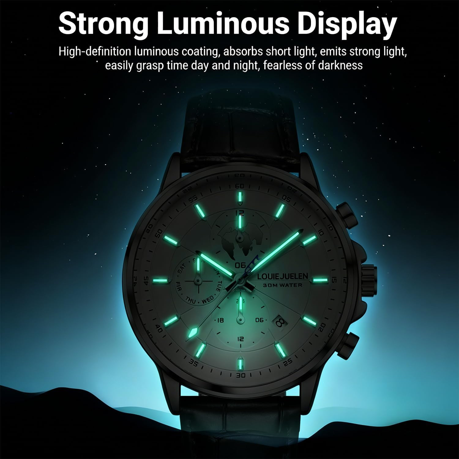 Luxury Men’s Automatic Mechanical Watch – Waterproof, No Battery, Multiple Dials