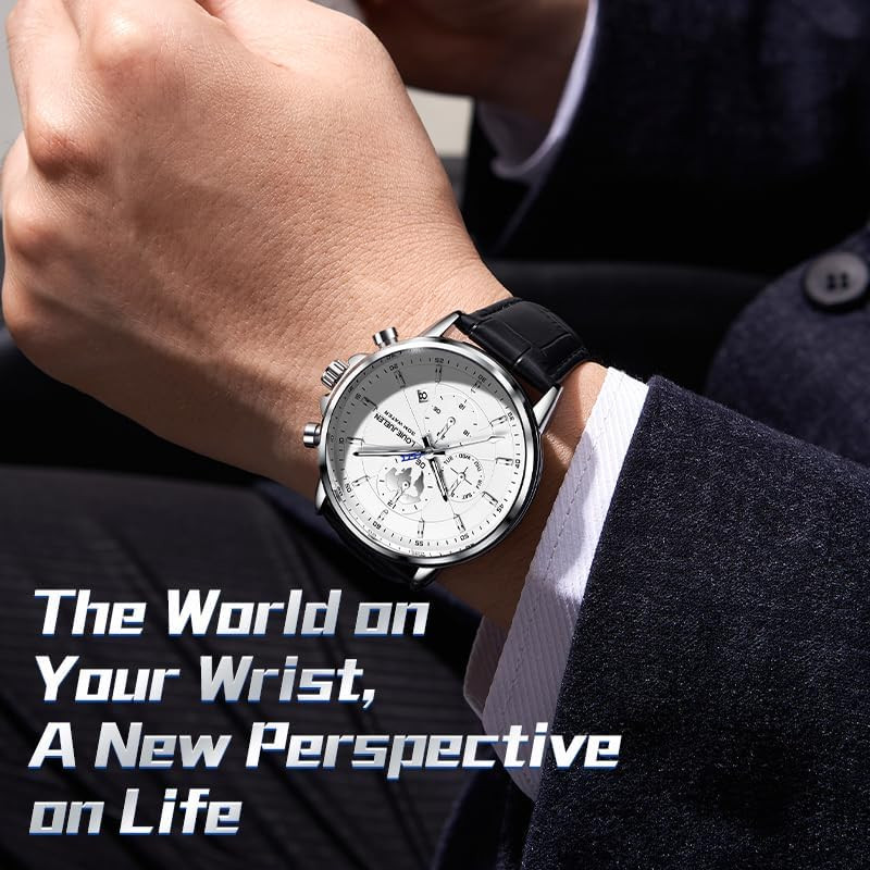 Luxury Men’s Automatic Mechanical Watch – Waterproof, No Battery, Multiple Dials