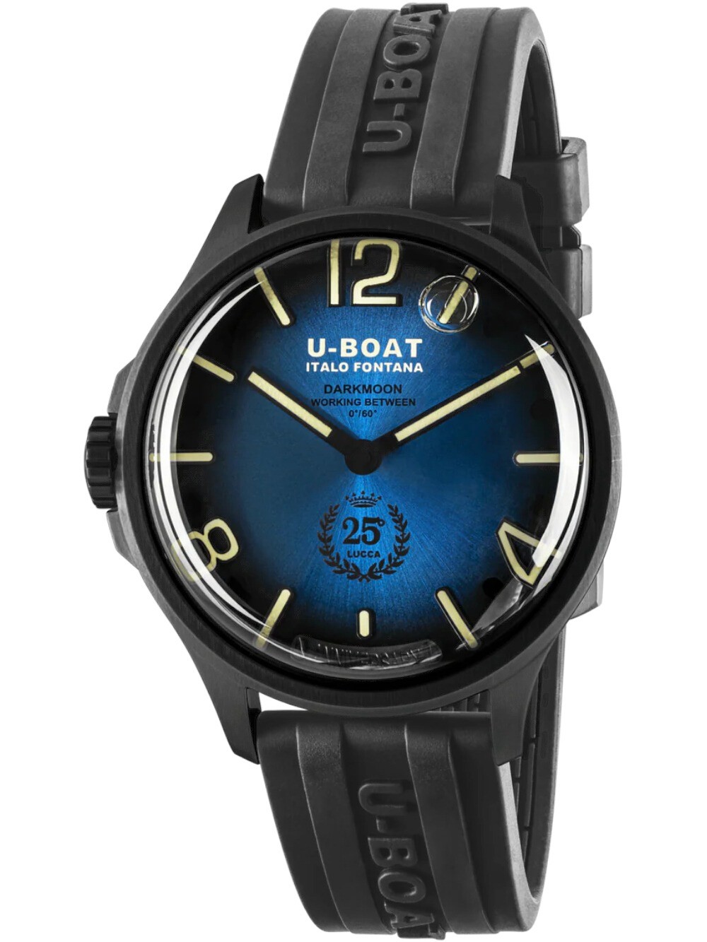 U-Boat 2028 Mens Watch Darkmoon Anniversary Capsoil 46mm 5ATM