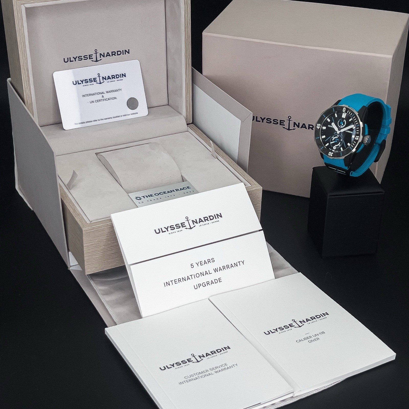 2024 Ulysse Nardin Diver NET “Azure” Blue – Ref. 1183-170-2B | Full Set