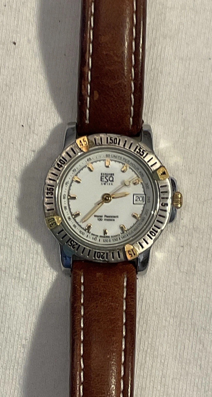 Vintage ESQ Swiss women’s Watch 100 meter Diver