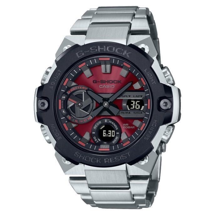CASIO G-SHOCK frame remaining pieces only GST-B400AD silver 19mm width