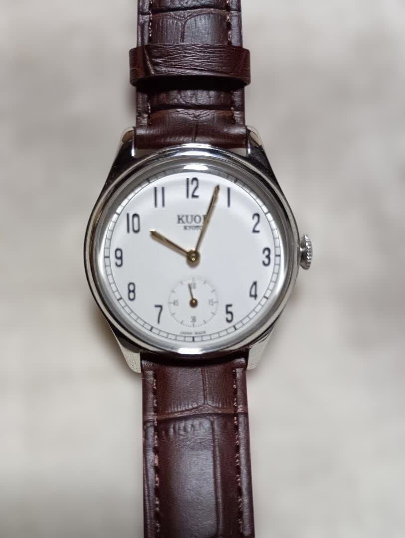 Kuoe Watch OLD SMITH 90-001 Unisex Quartz Made In Japan Kyoto Antique Design