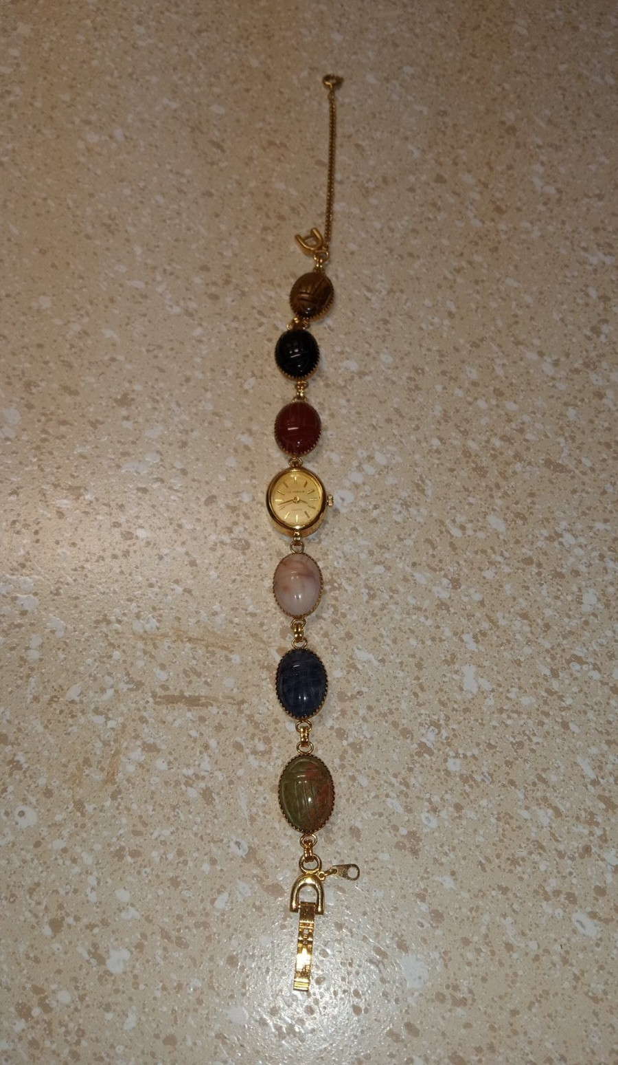 La Marque Women’s Vintage Gemstone Bracelet Watch