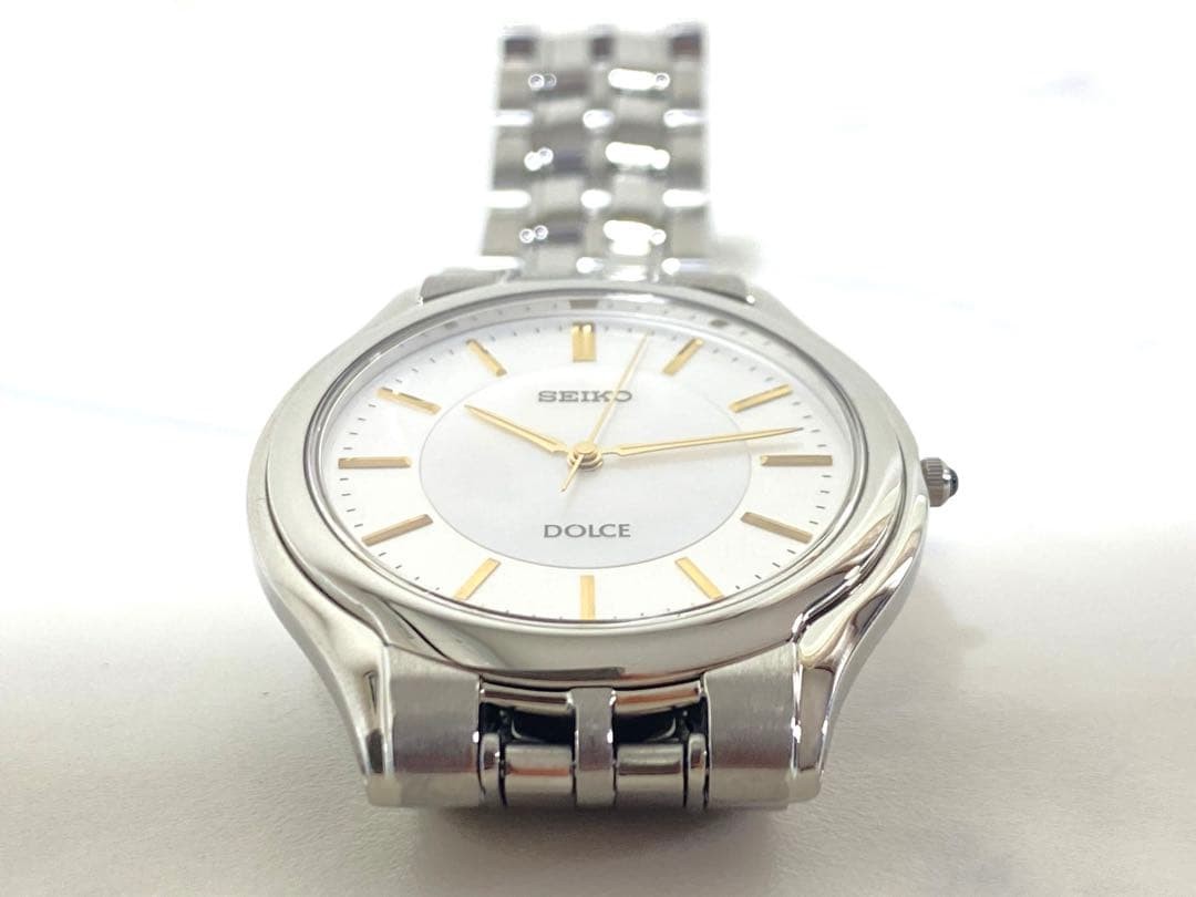 SEIKO Dolce 8J41-6380 Shell Dial Quartz 33mm Wrist 19.5cm 7.7in Excellent