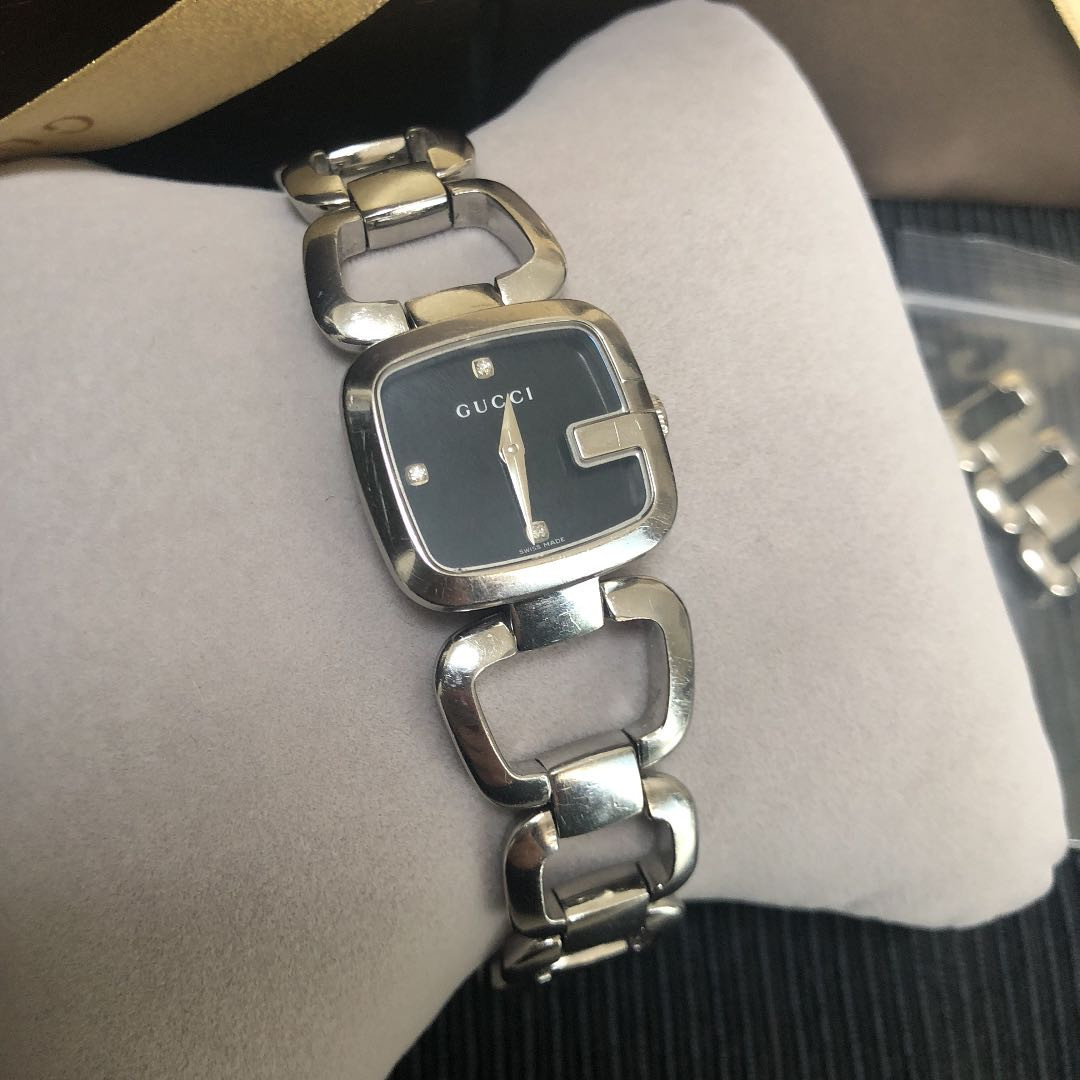 Gucci G Collection Analog Quartz Women Women’S Watch Diamond Vintage 377452123