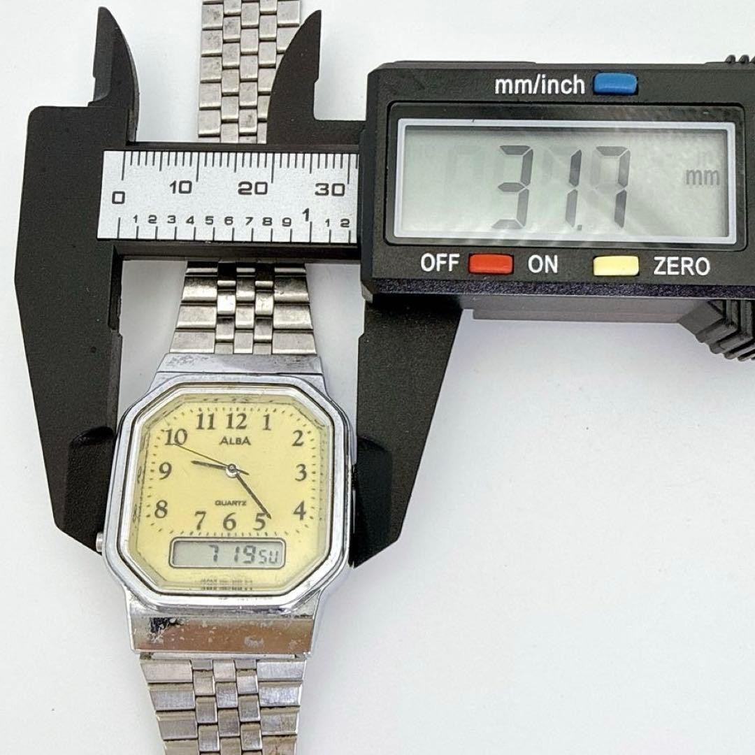 Working condition Seiko ALBA Analog-Digital Men’s Watch V041-5000 y2k
