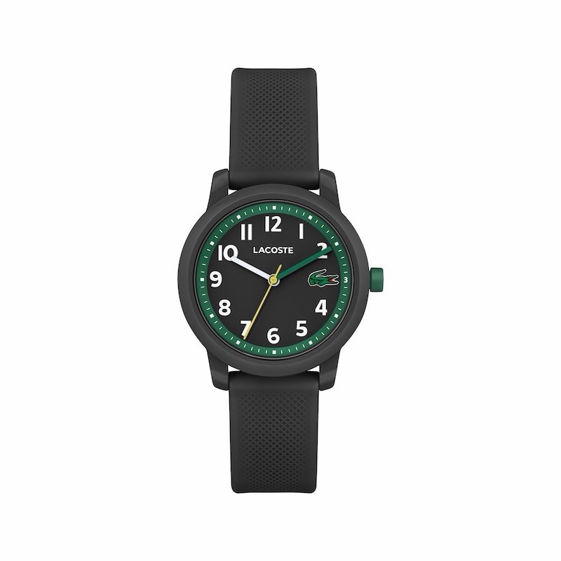 Lacoste Watch Black Dial With Green Highlights Womens Boys L.12.12 | New in Box