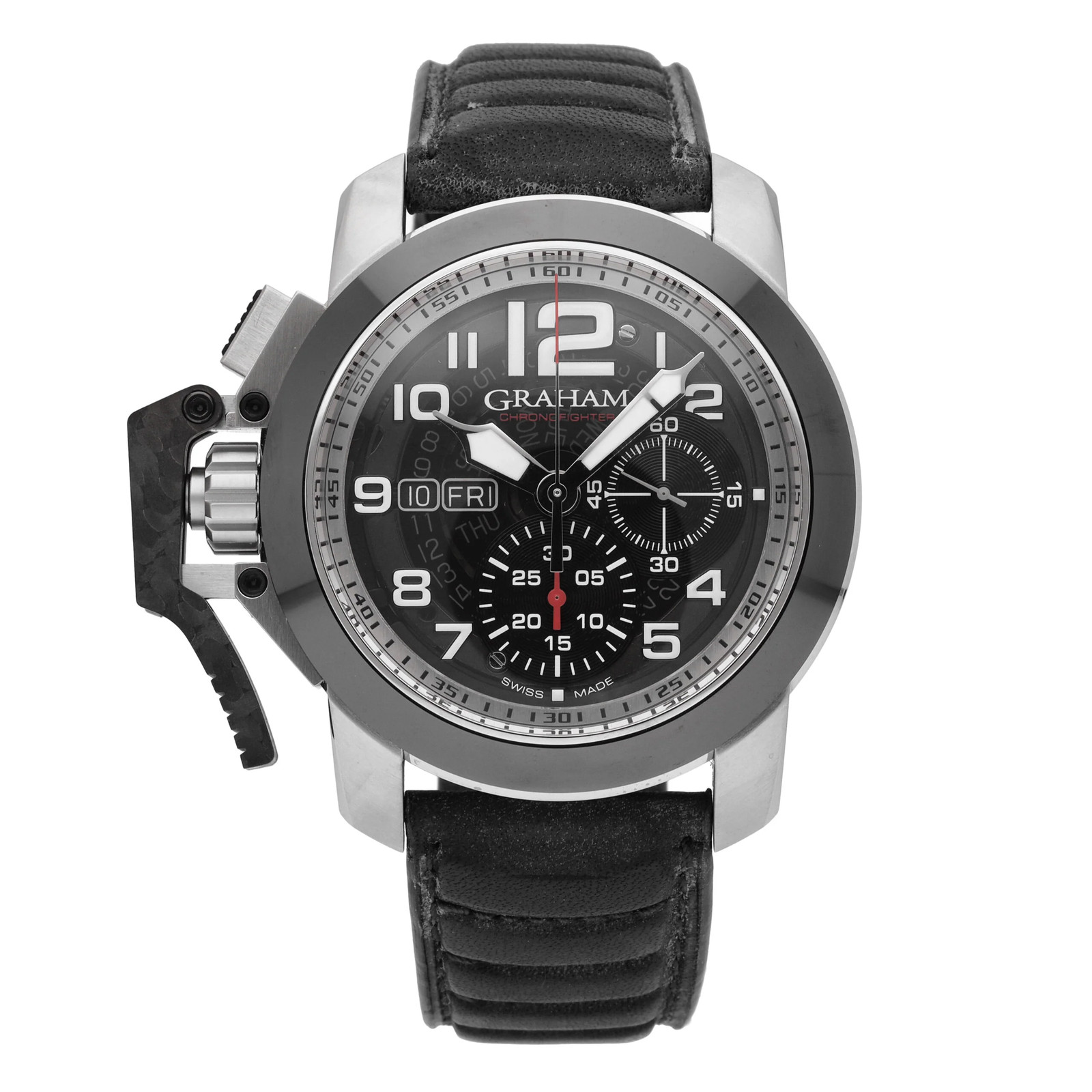 Graham Chronofighter Target Black 47mm Automatic Men’s Watch 2CCAC.B33A.L143S