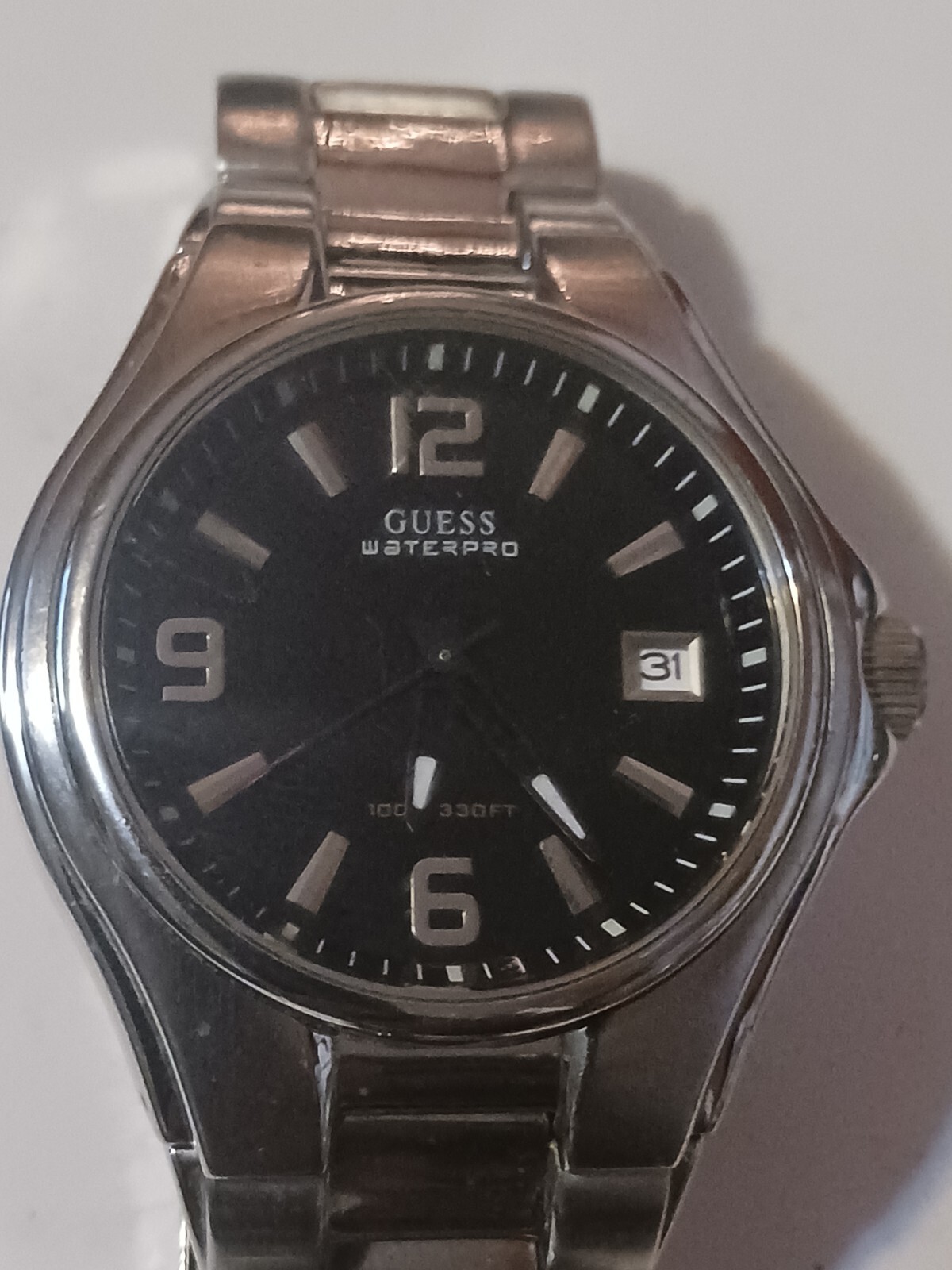 Guess – WaterPro – 100m/330ft – Men’s Watch – New Battery