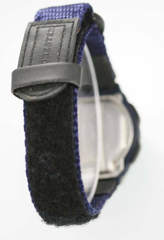 Casio Forester Watch Men Chro Light Alarm Date 100m Gray Black Blue Nylon Quartz