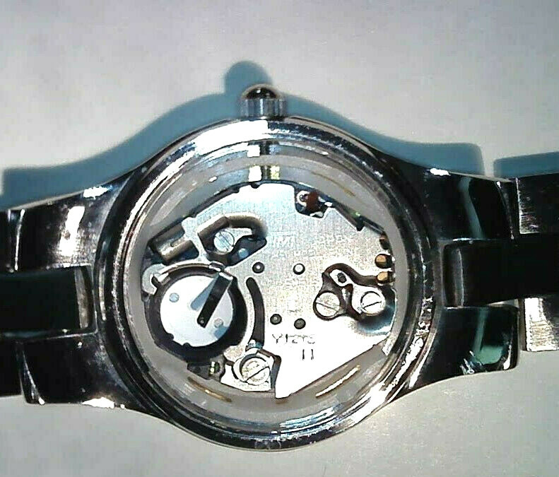 Working Cardini Watch, MOP Face, Hour Marks on Bezel, 7.5″ Band, Good Condition