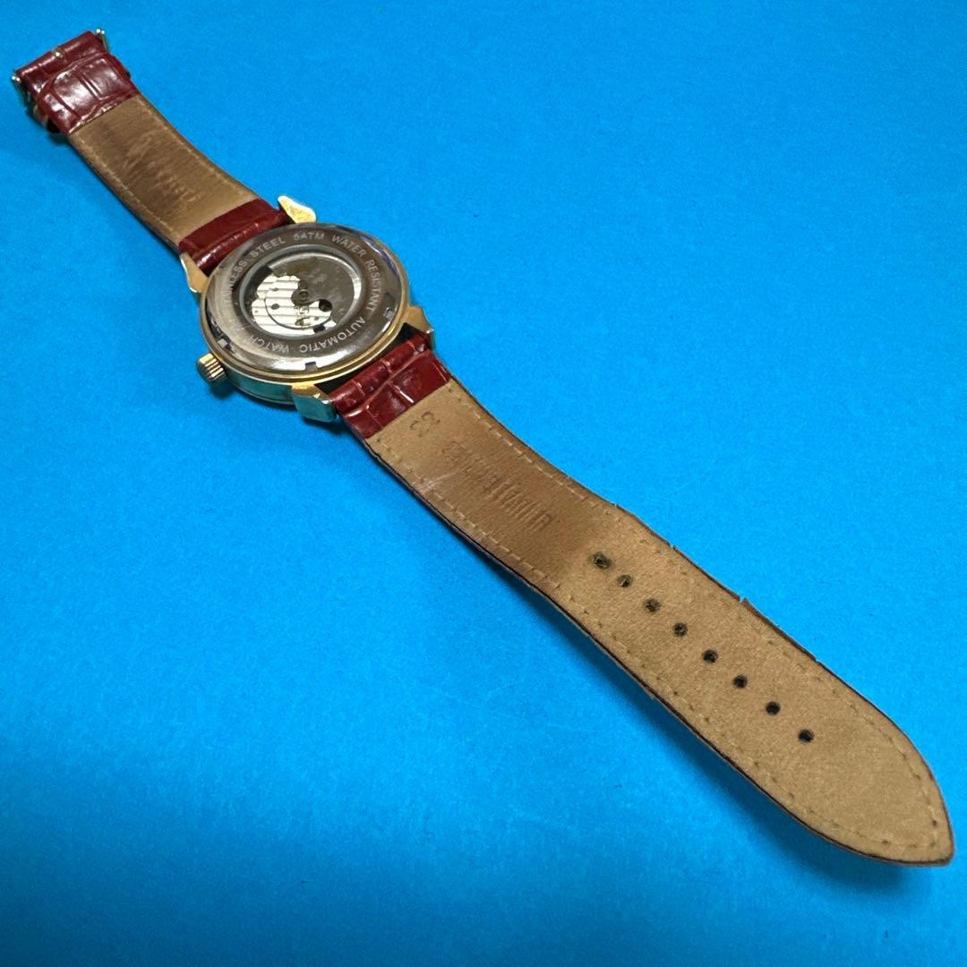 COGU ITALY Automatic Small Second Watch 20 Jewels Gold Case Vintage Classic