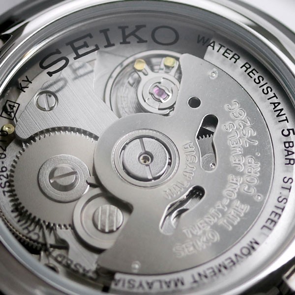 Seiko 5 Automatic Men’s Watch with Black Lightning Bolt Pattern, SNKE03K1, Black