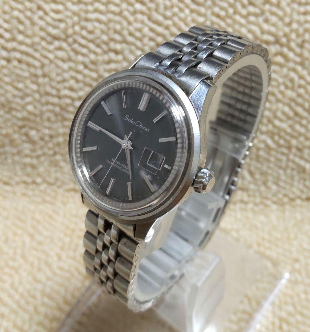 Seiko Chorus Automatic Ladies Black Dial 26mm Case Running wrist 16.0cm/6.3in