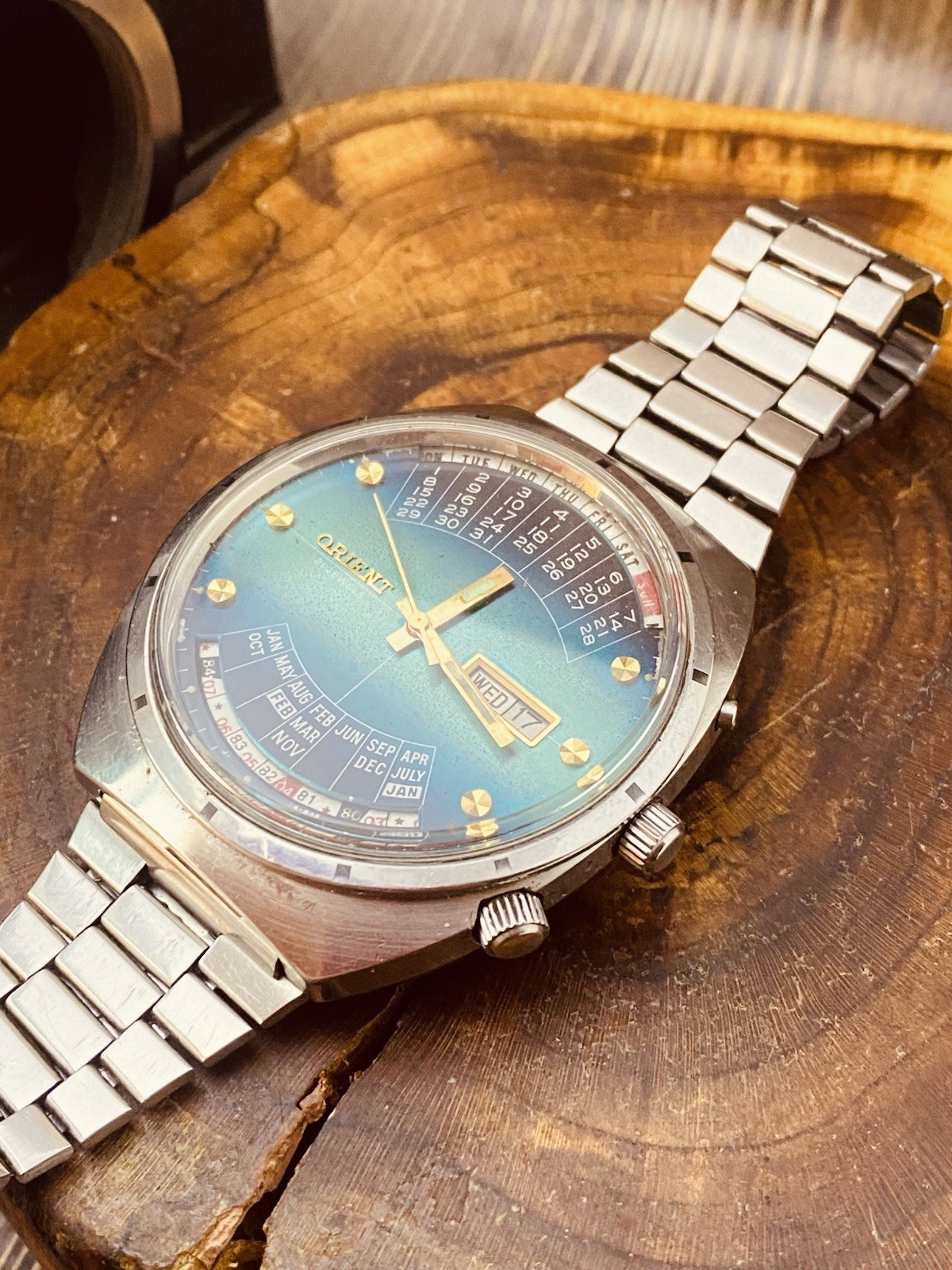 Watch Orient College Perpetual Multi Year Calendar Automatic Vintage #8358