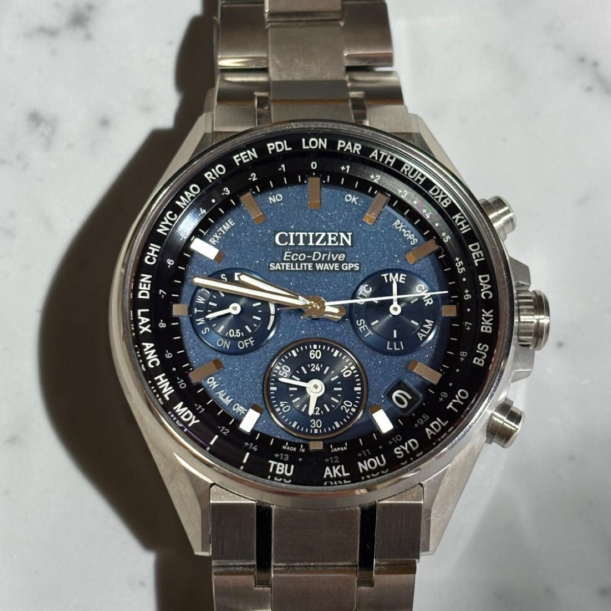 Citizen Attesa CC4000-59L Eco-Drive GPS Titanium Watch