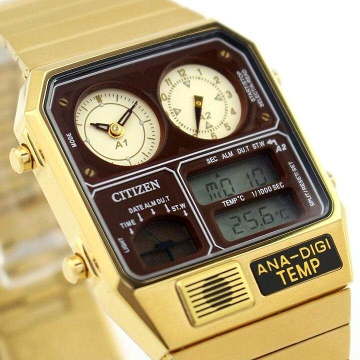 Citizen Collection Record Label Ana Digi Temp JG2103 72X Limited Model Reissue M