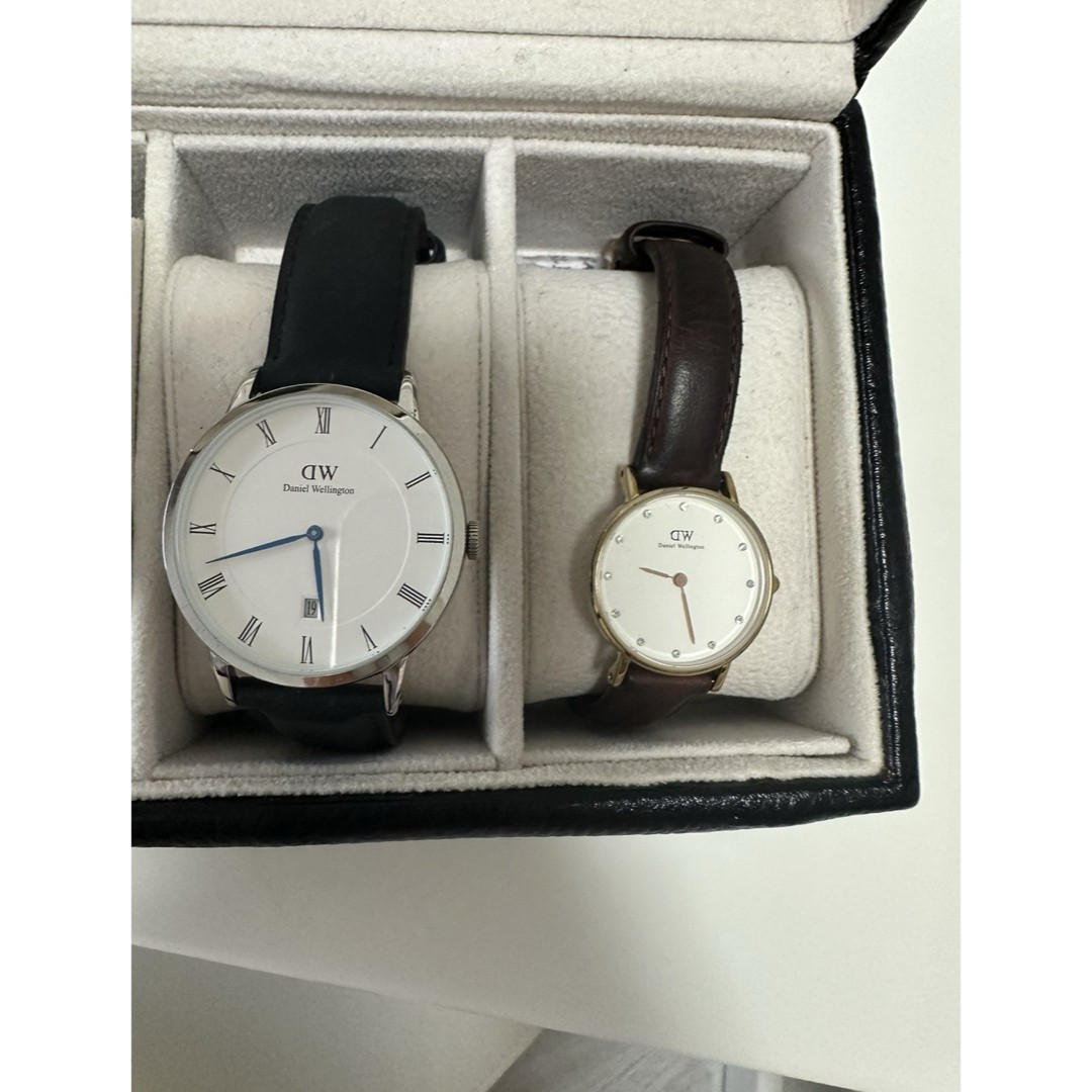 Set of 2 Daniel Wellington Watch White Silver