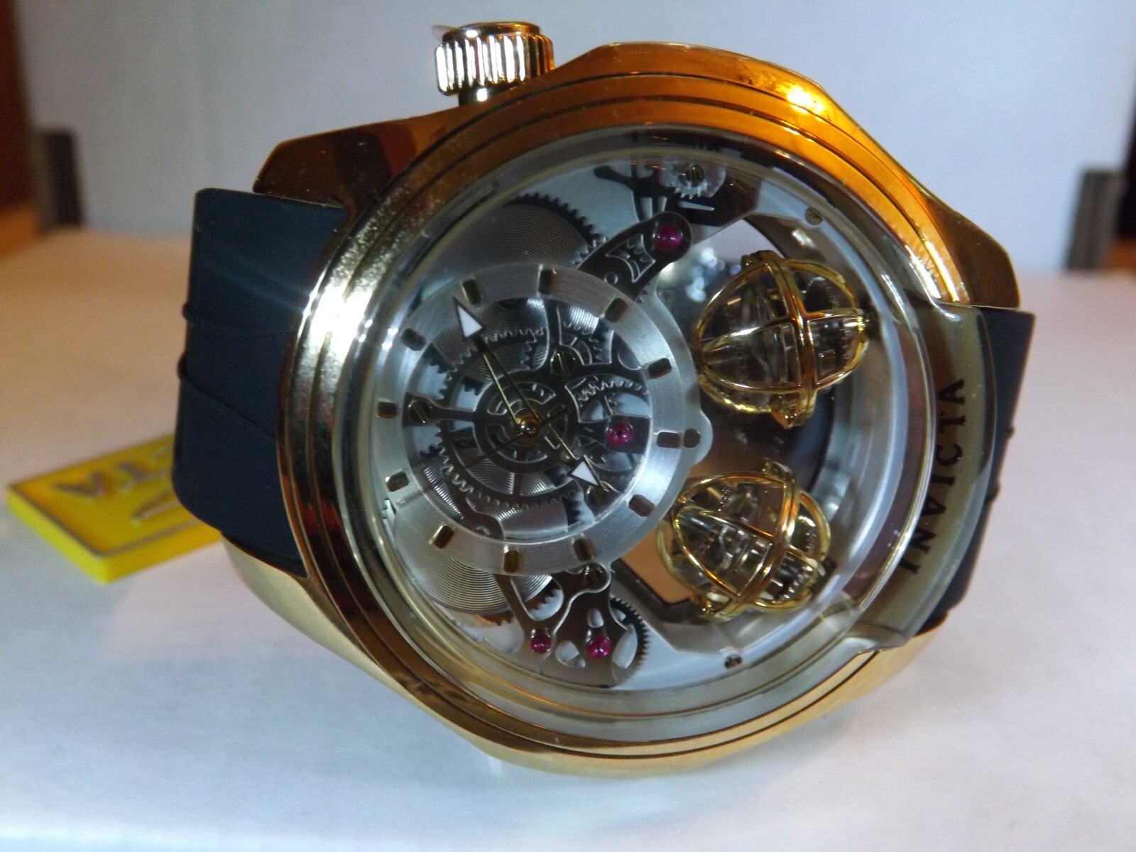 Invicta Mens Specialty Twin-Axis Watch (Model# 47375) Quartz – 30WR -Brand New