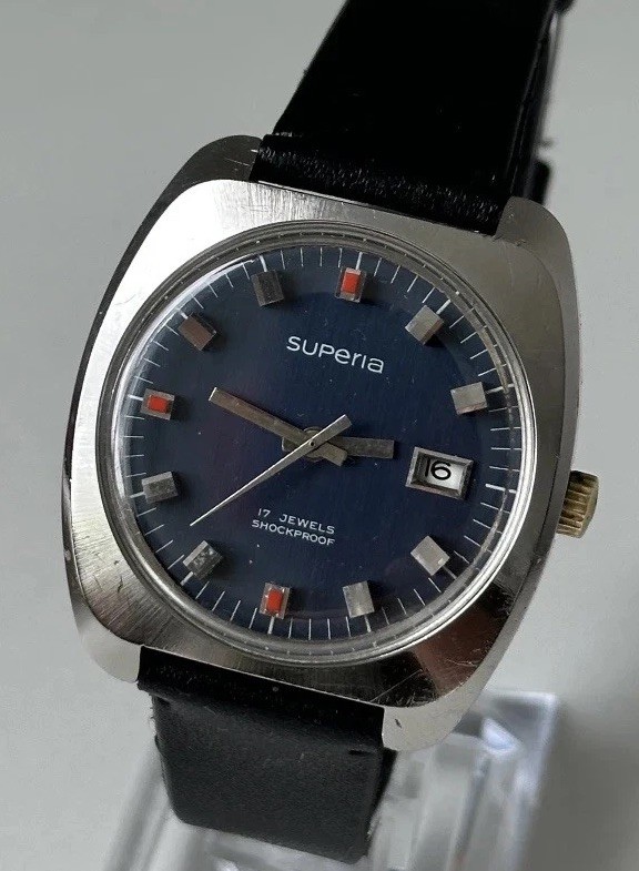Vintage Watch SUPERIA Kienzle 17 jewels Mechanical Wristwatch GERMANY