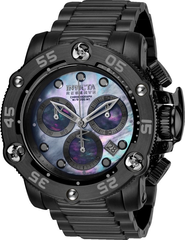 NEW INVICTA WATCH RESERVE PROPELLER 28553 52.5MM Z60 QUARTZ NO BOX