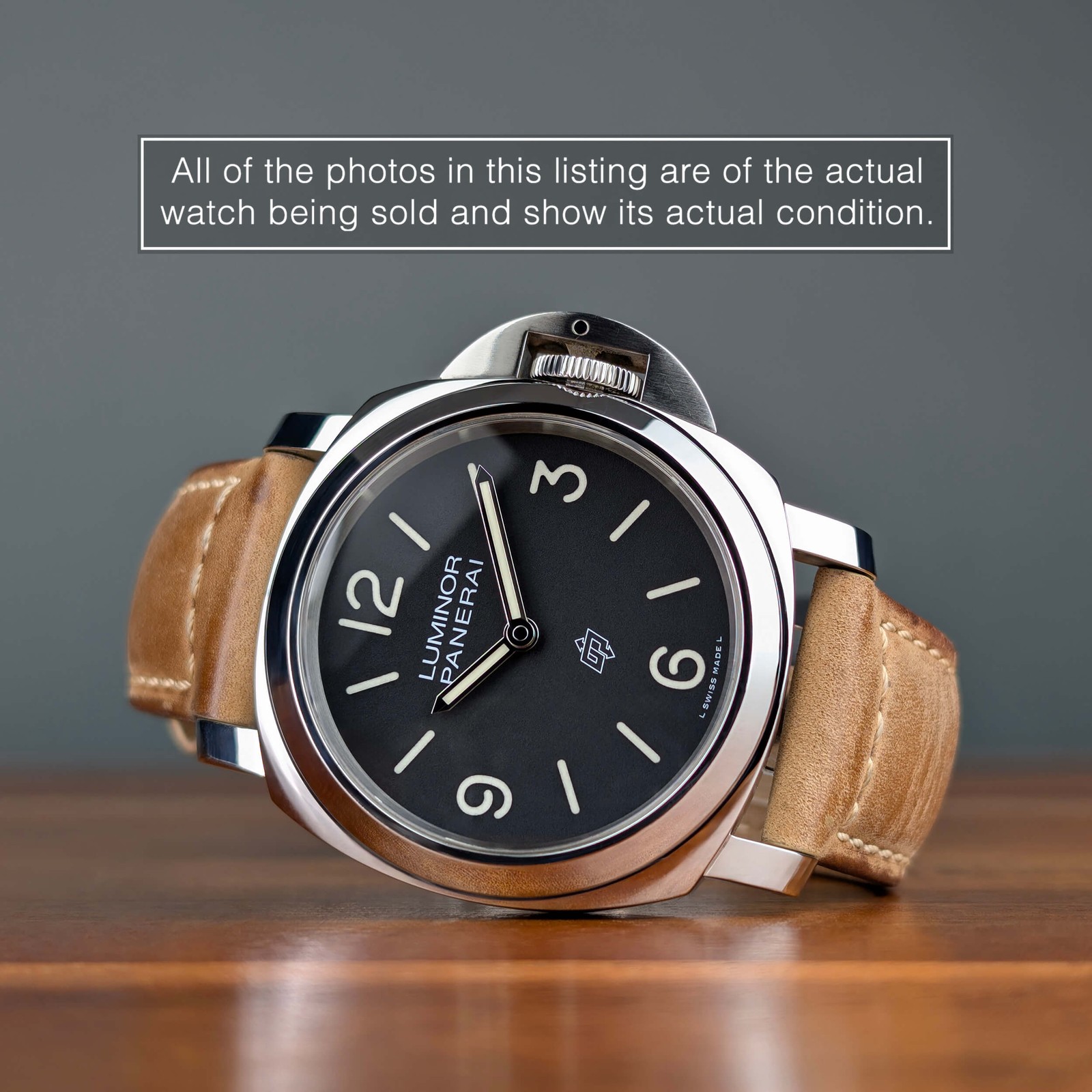 44mm with 2 Straps Panerai Luminor Base Logo PAM01086