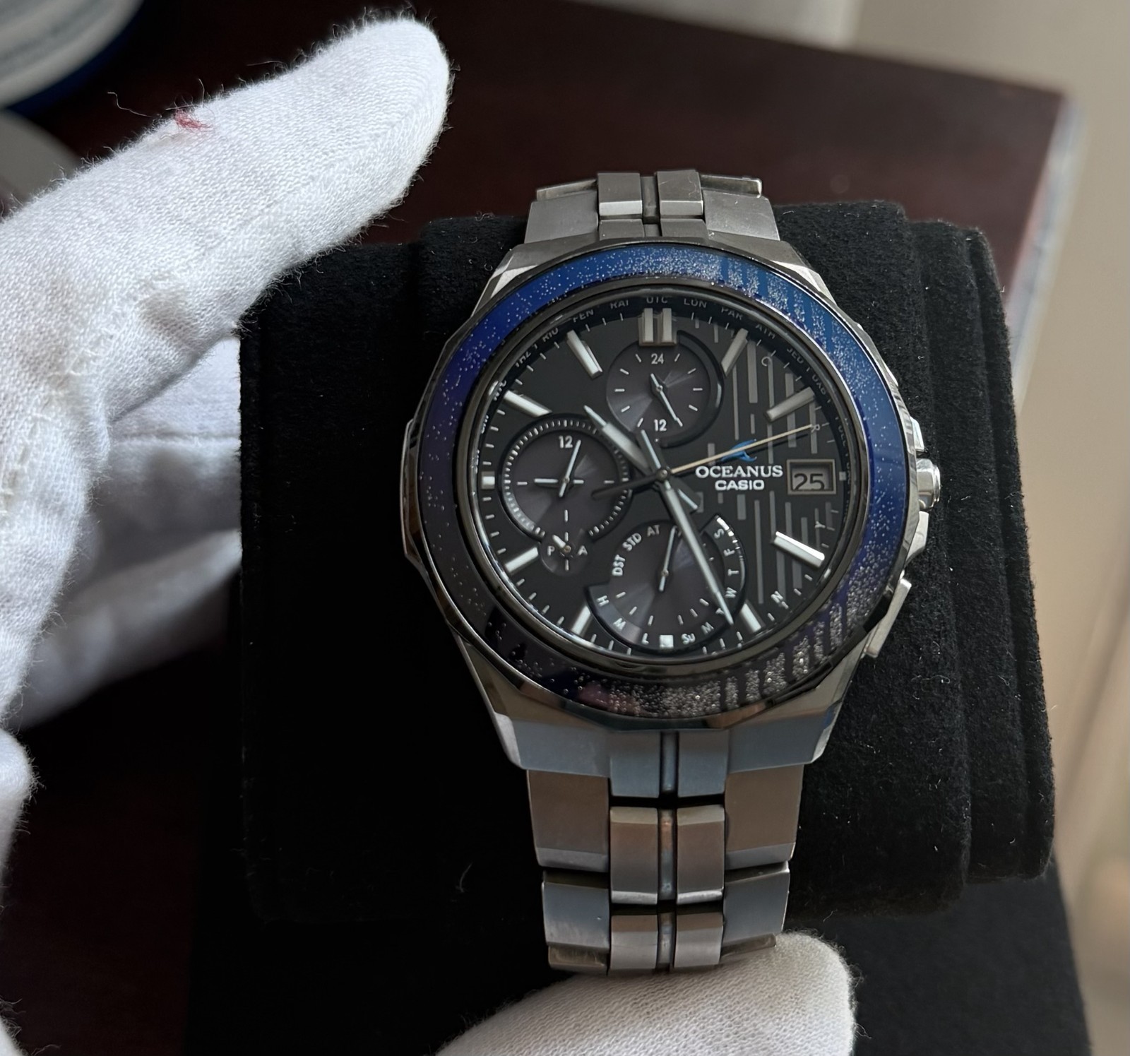 Casio Oceanus Manta OCW-S5000MB Kyoto Maki-e Limited Edition Titanium Sapphire