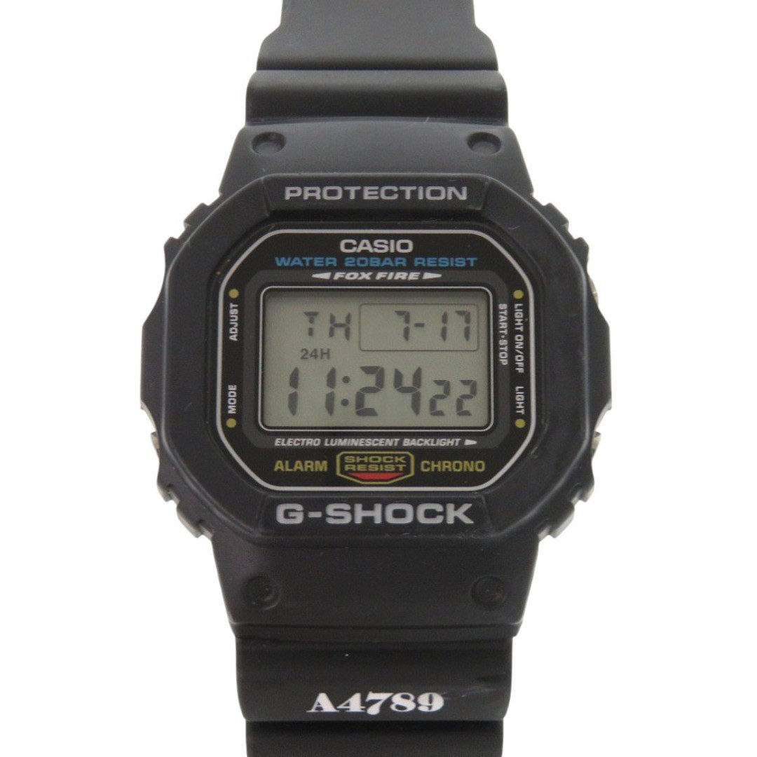 Casio G SHOCK DW 5600UE 1JF resin black quartz digital wristwatch black G Shock