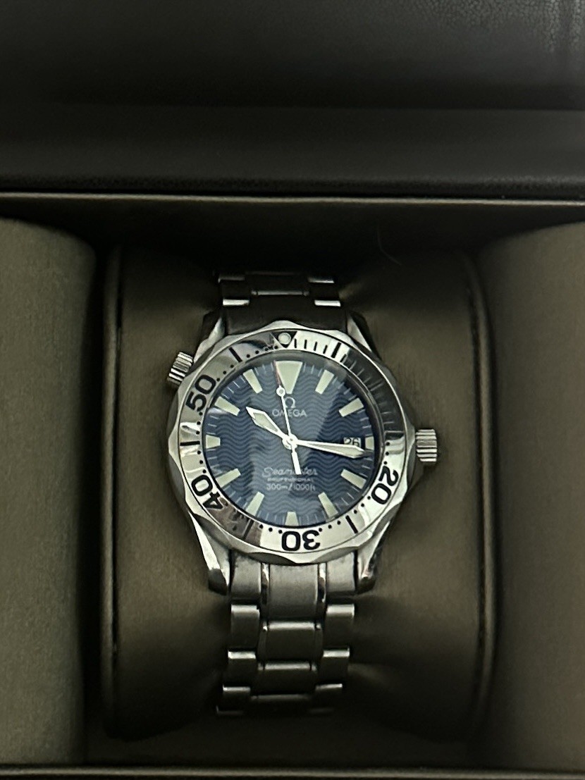 Pre-owned Omega Seamaster Blue Dial Men’s Watch 2263.8