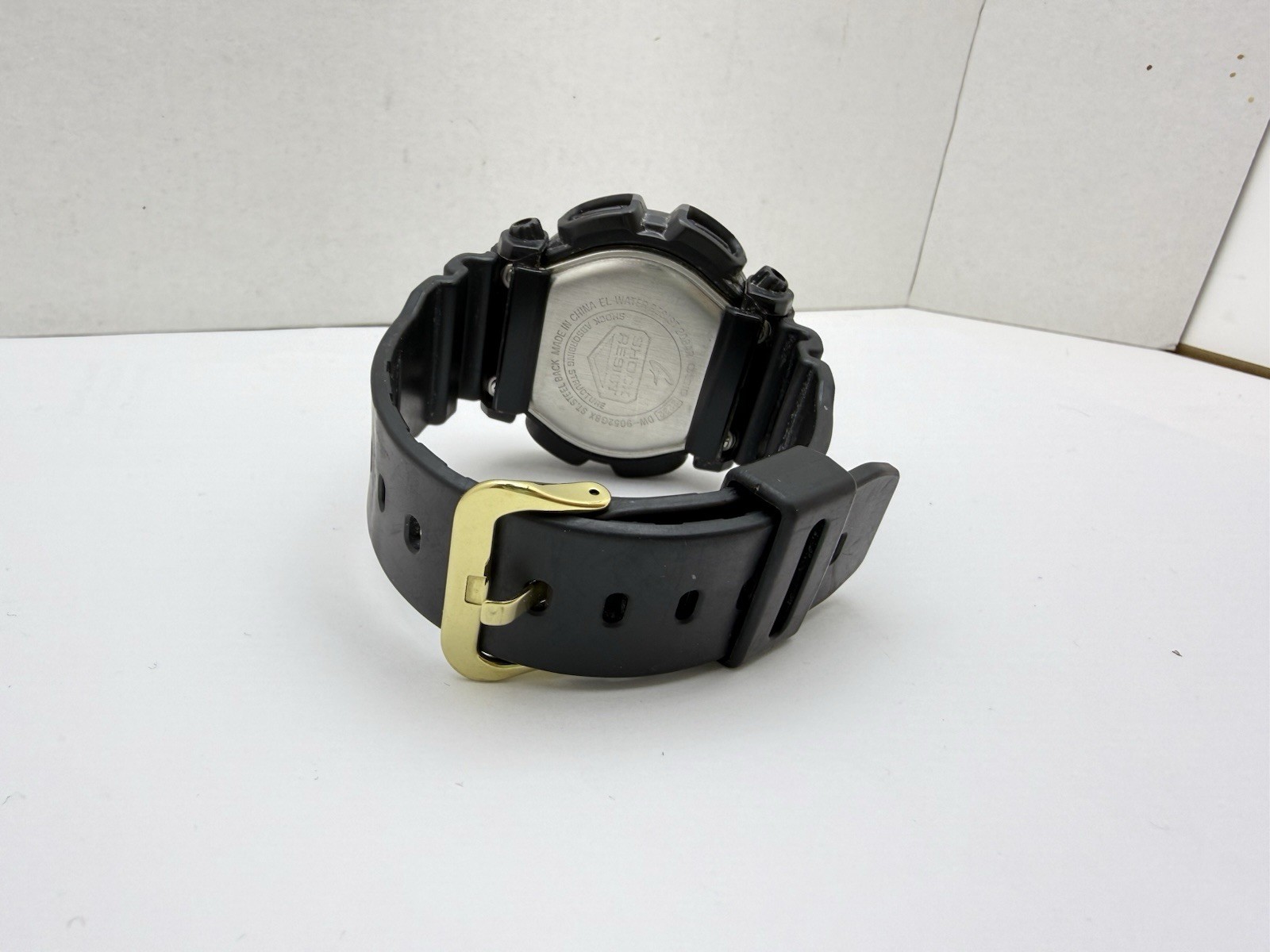 CASIO G-SHOCK DW-9052 (Mod 3232) Classic Black Quartz Digital Watch Negative
