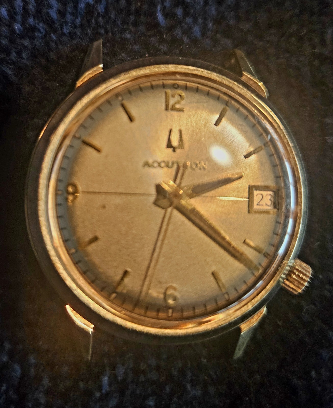 Bulova Accutron 218 N6 1976 Tuning Fork Watch Running