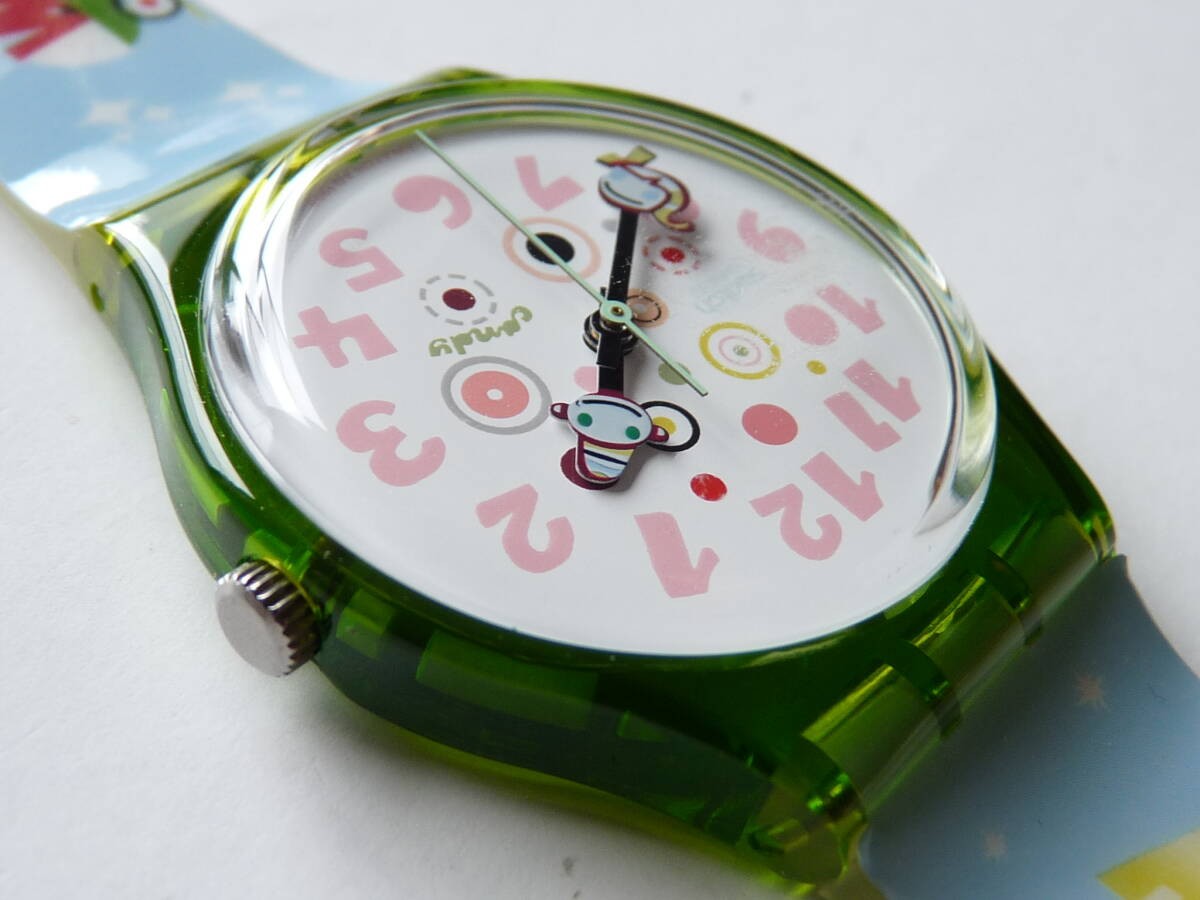 Swatch 1999 Regular Model Full House GG176, Unused Battery Replaced Mint