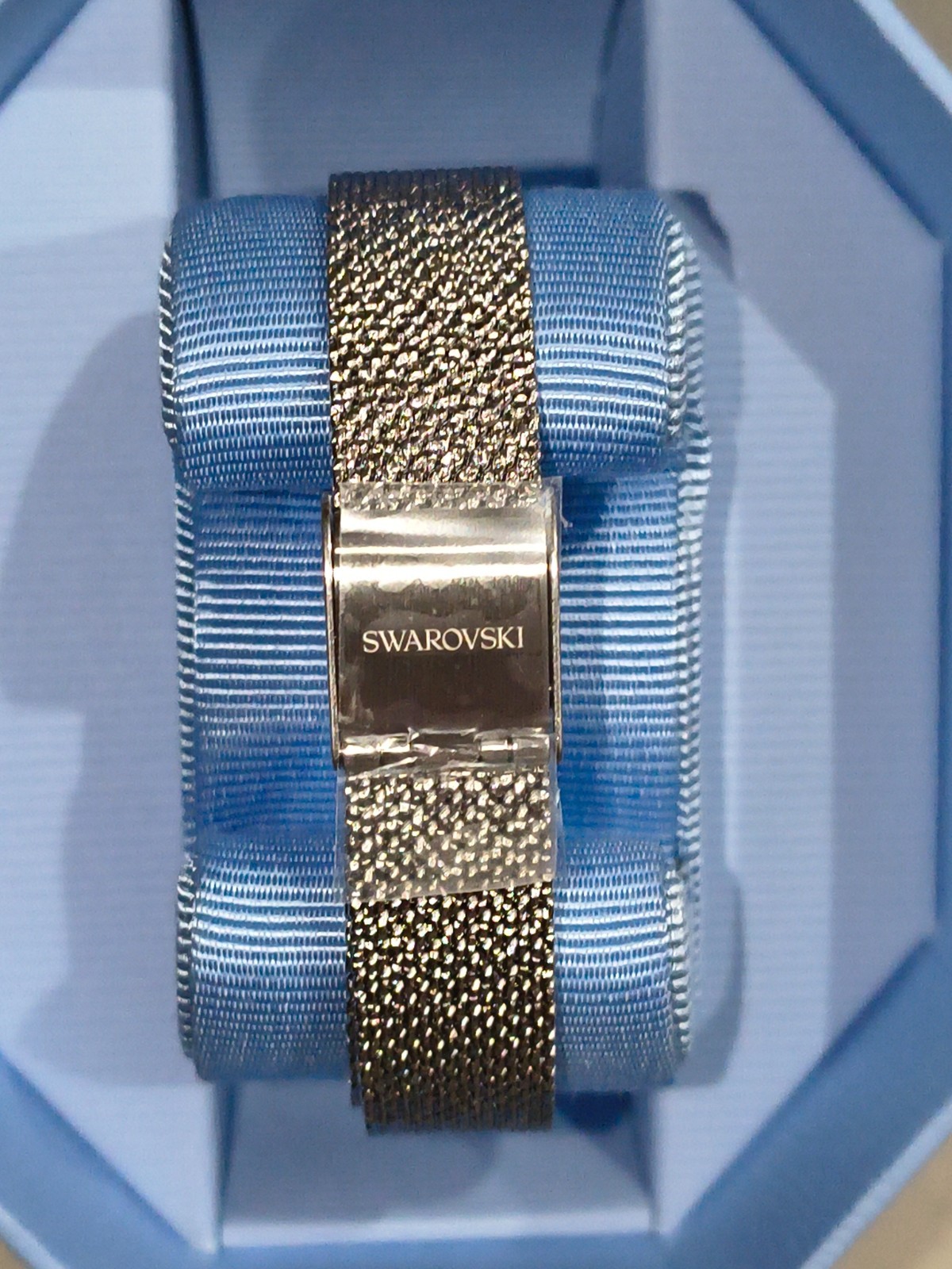 Swarovski Matrix Octagon Watch, Silver Tone, Stainless Steel 5732498 – AUTHENTIC