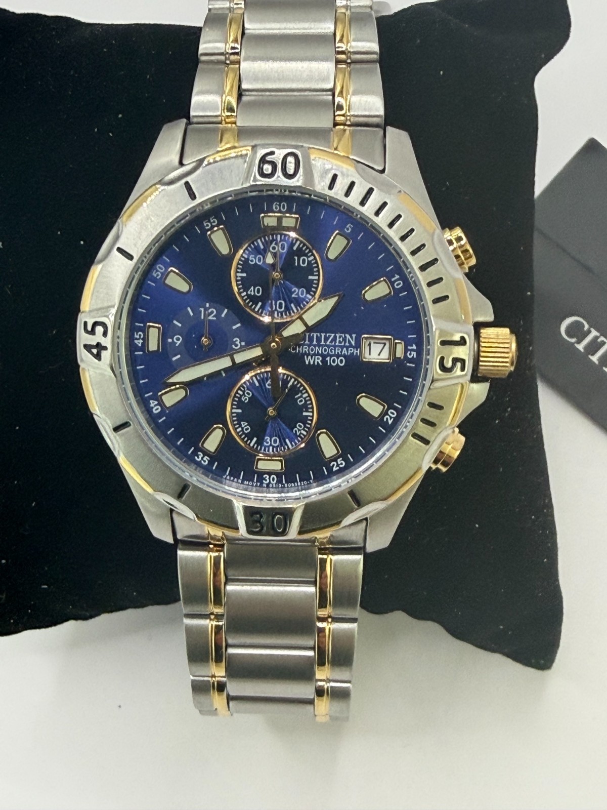 Citizen Watch AN3394-59L 39mm Two-Tone Stainless Steel Case. Mens Watch