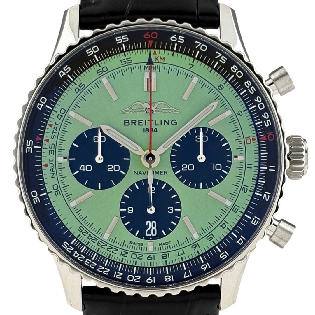 OH Done Warranty Paper Breitling Navitimer B01 43 AB0138 Used BUYS-0