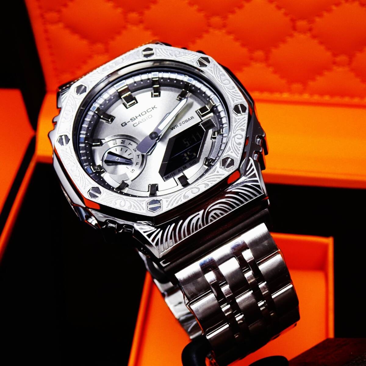 New〓MOD〓Custom watch〓Regular GA2100SB body included〓Aftermarket product