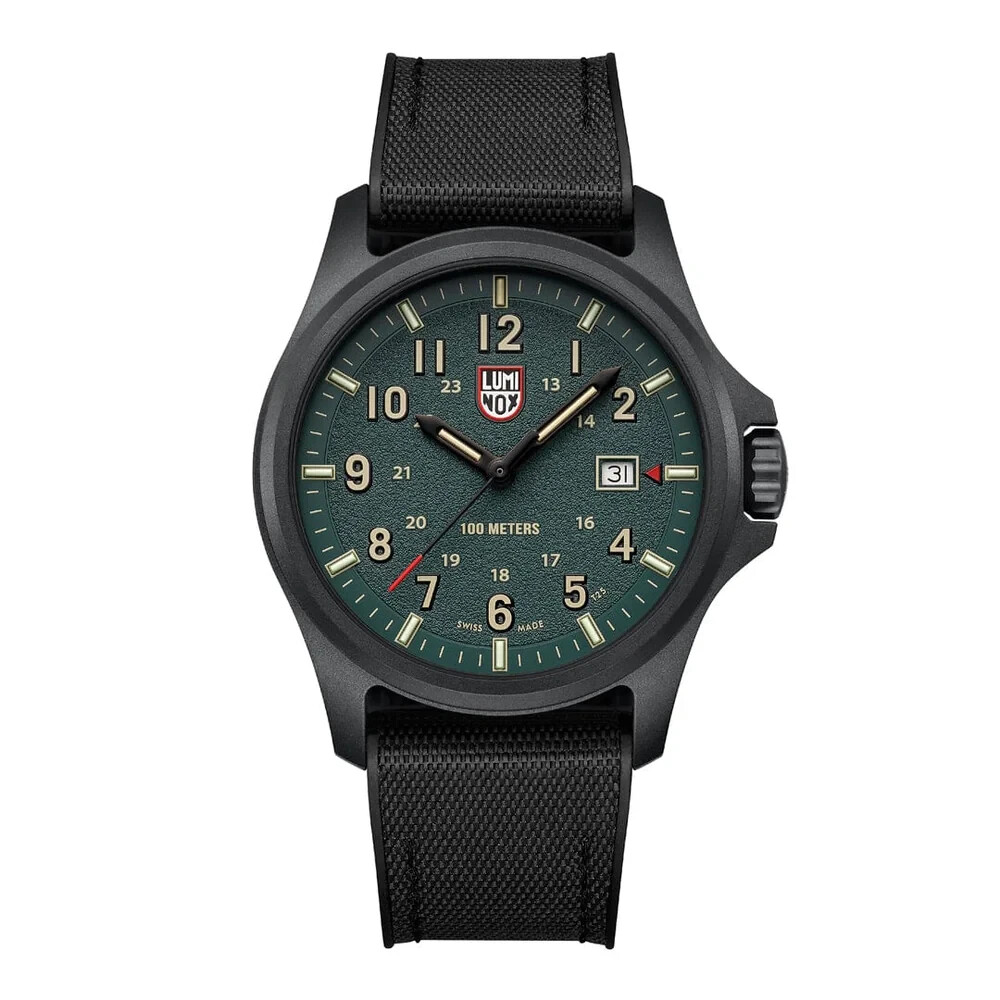 BRAND New Luminox Atacama Field Green Dial Rubber Band Men’s Watch XL.1977