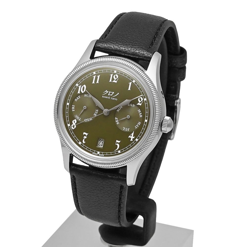 Kurono Bunkyo Tokyo Calendrier Type 1 CL001L Green Hajime Asaoka Automatic Box