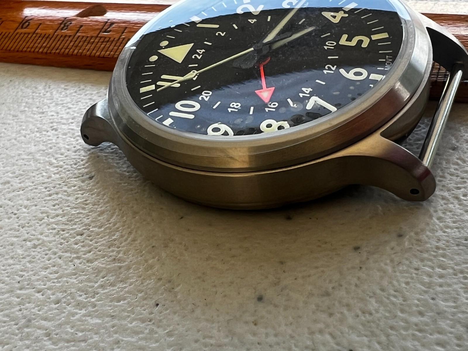 County Comm Maratac 44m Large Titanium GMT Plain Dial Watch Gen 2