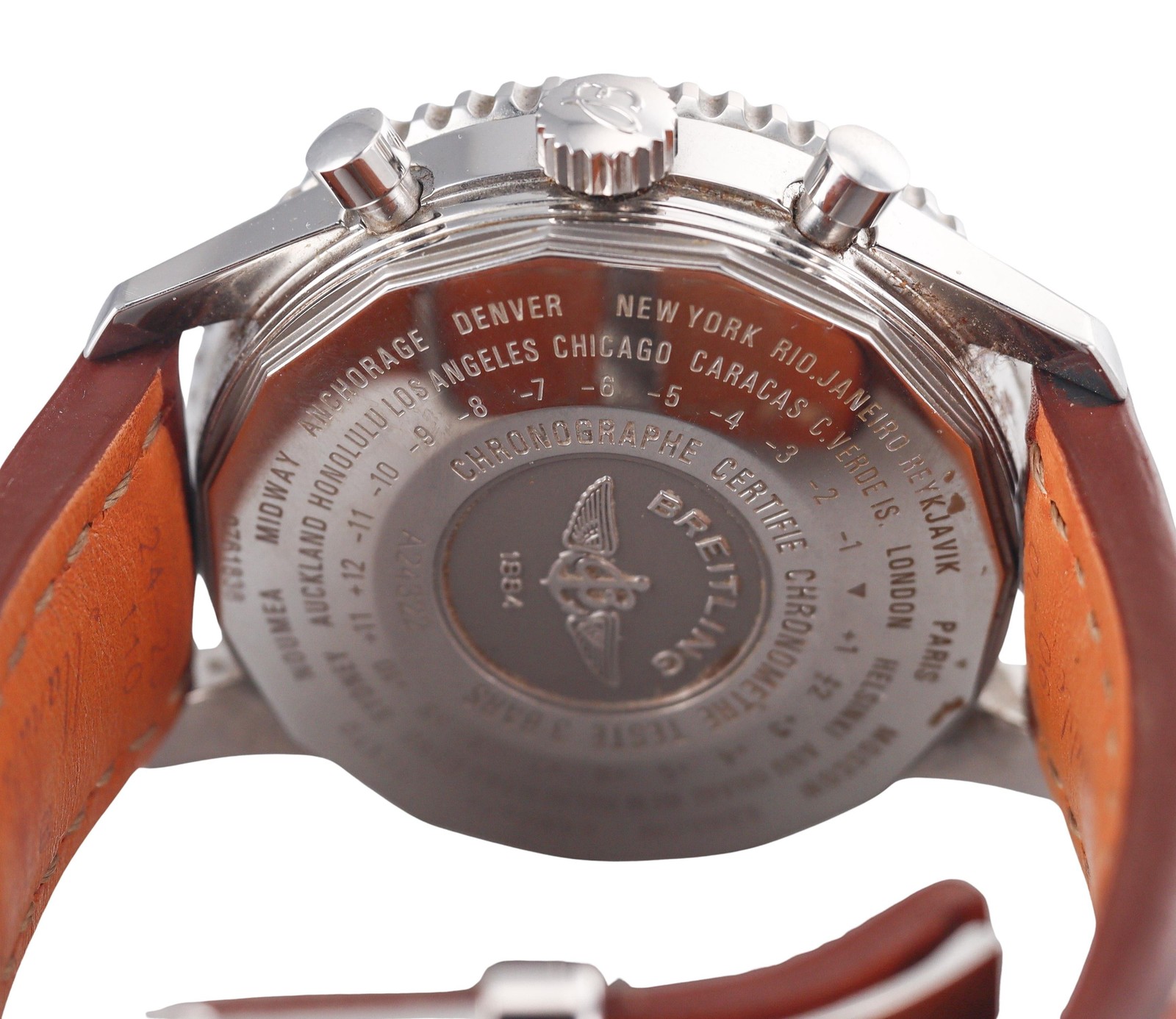 Breitling Navitimer World Chronograph Automatic Steel Watch A24322