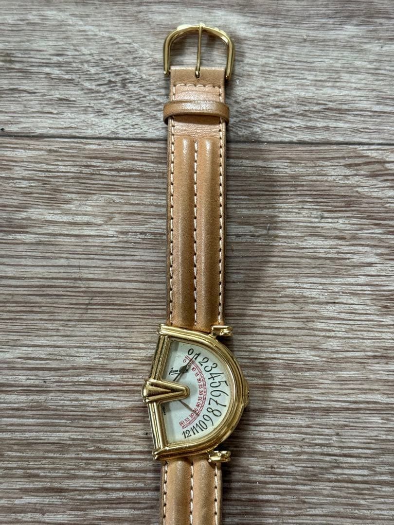 Jean D’Eve Sectora Retrograde Gold Plated Quartz Watch “Not working”