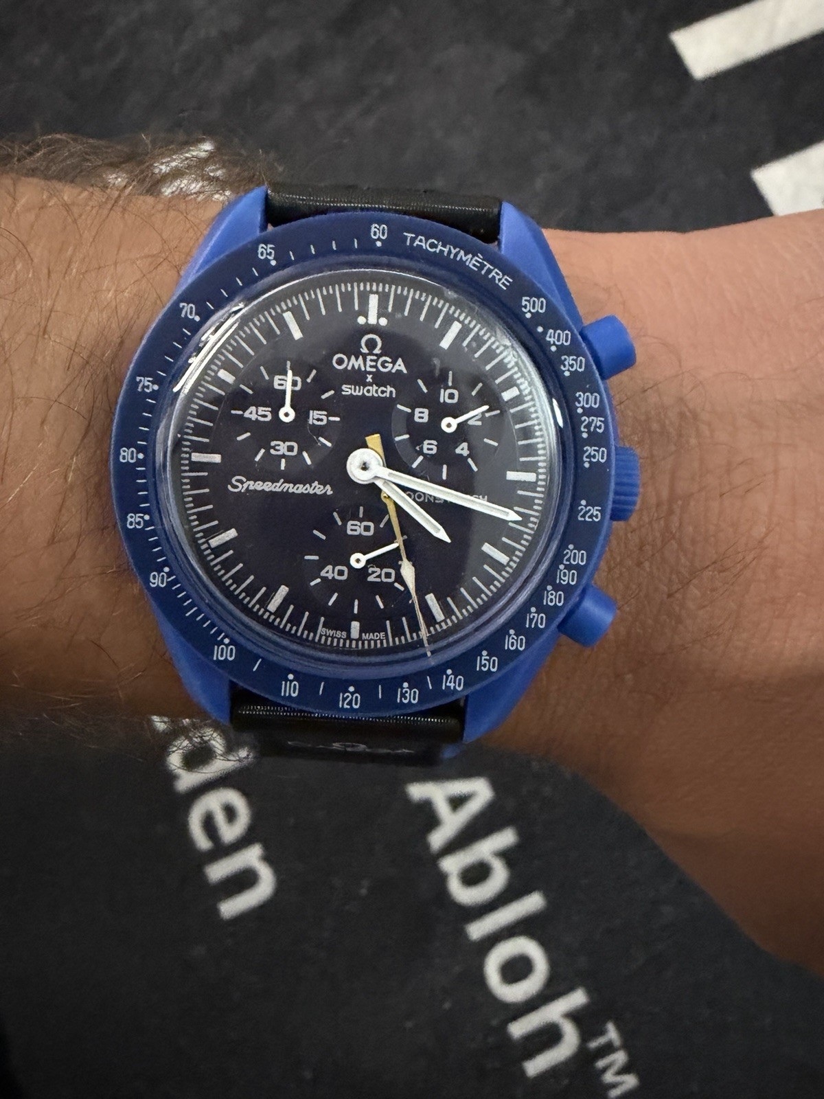OMEGA x Swatch Speedmaster MoonSwatch Blue Unisex Adults Watch