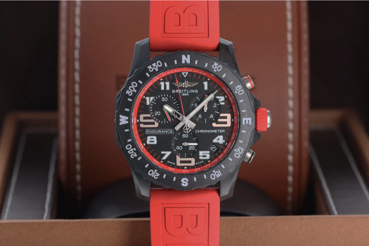 Breitling Endurance Pro Chronograph Red 44mm – Black Polymer, X82310D91B1S1
