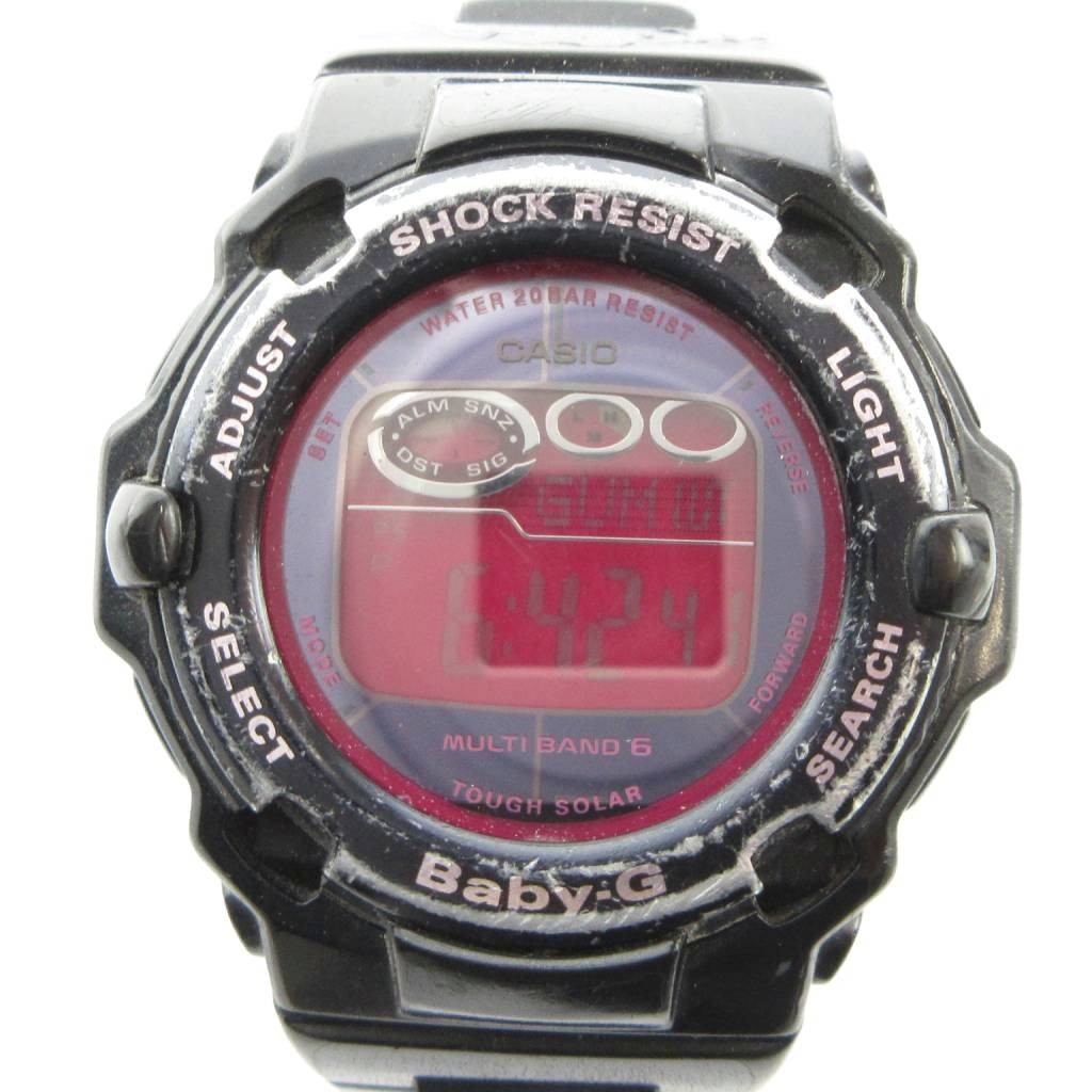 Used CASIO BGR 3003 BABY G Collection Spring Package Watch Quartz Digital Black