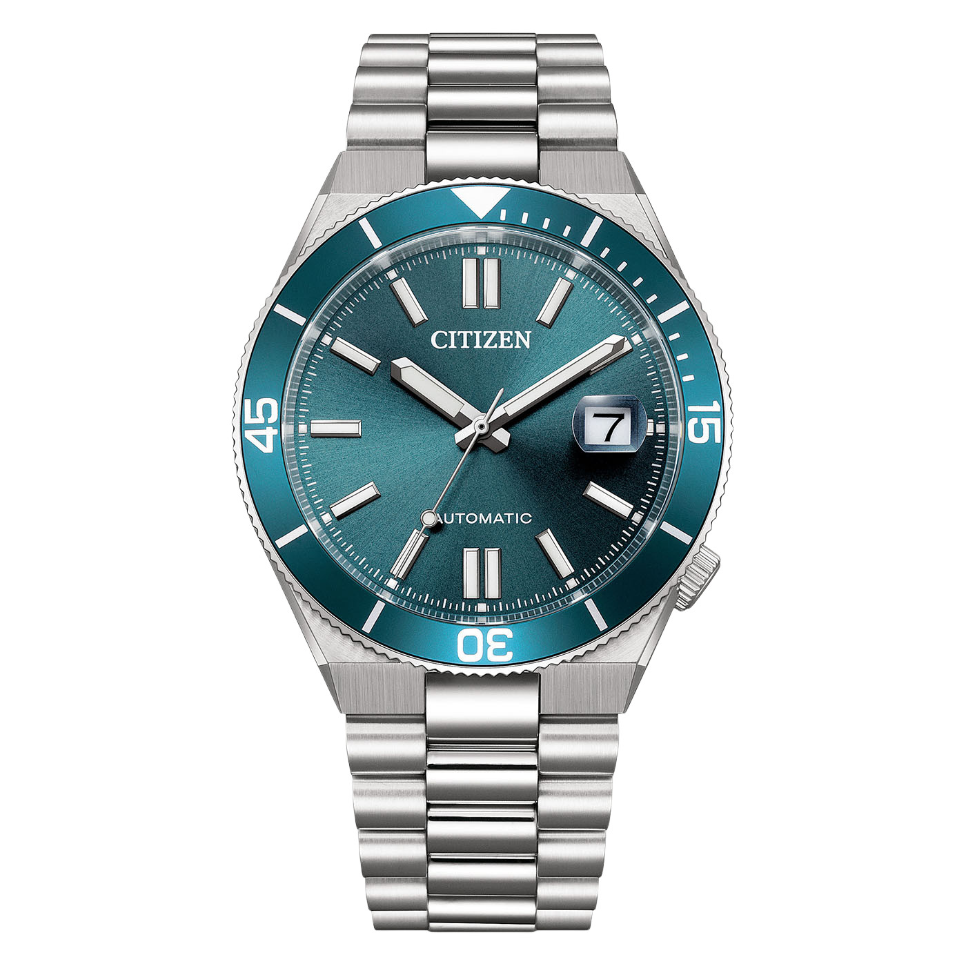 Citizen Silver Mens Analogue Watch Tsuyosa Shore NJ0231-56L