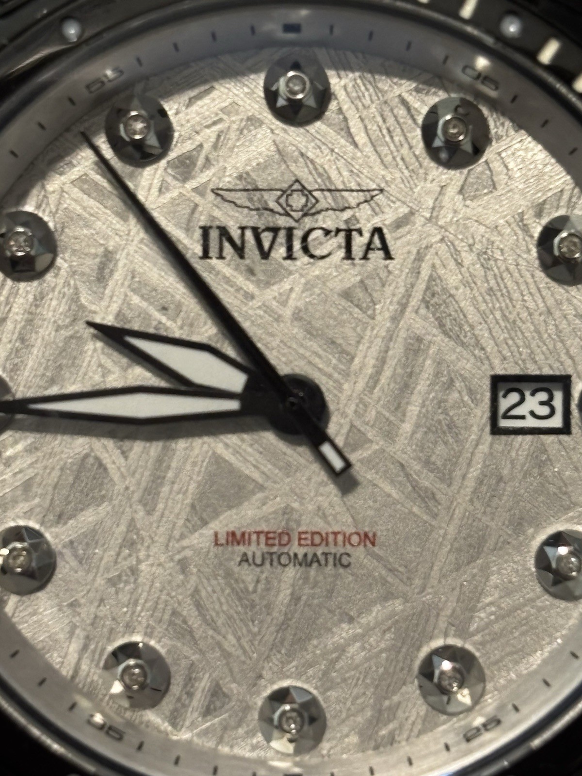 Invicta Limited Edition Men’s Automatic Subaqua Noma III Black SS Meteorite dial