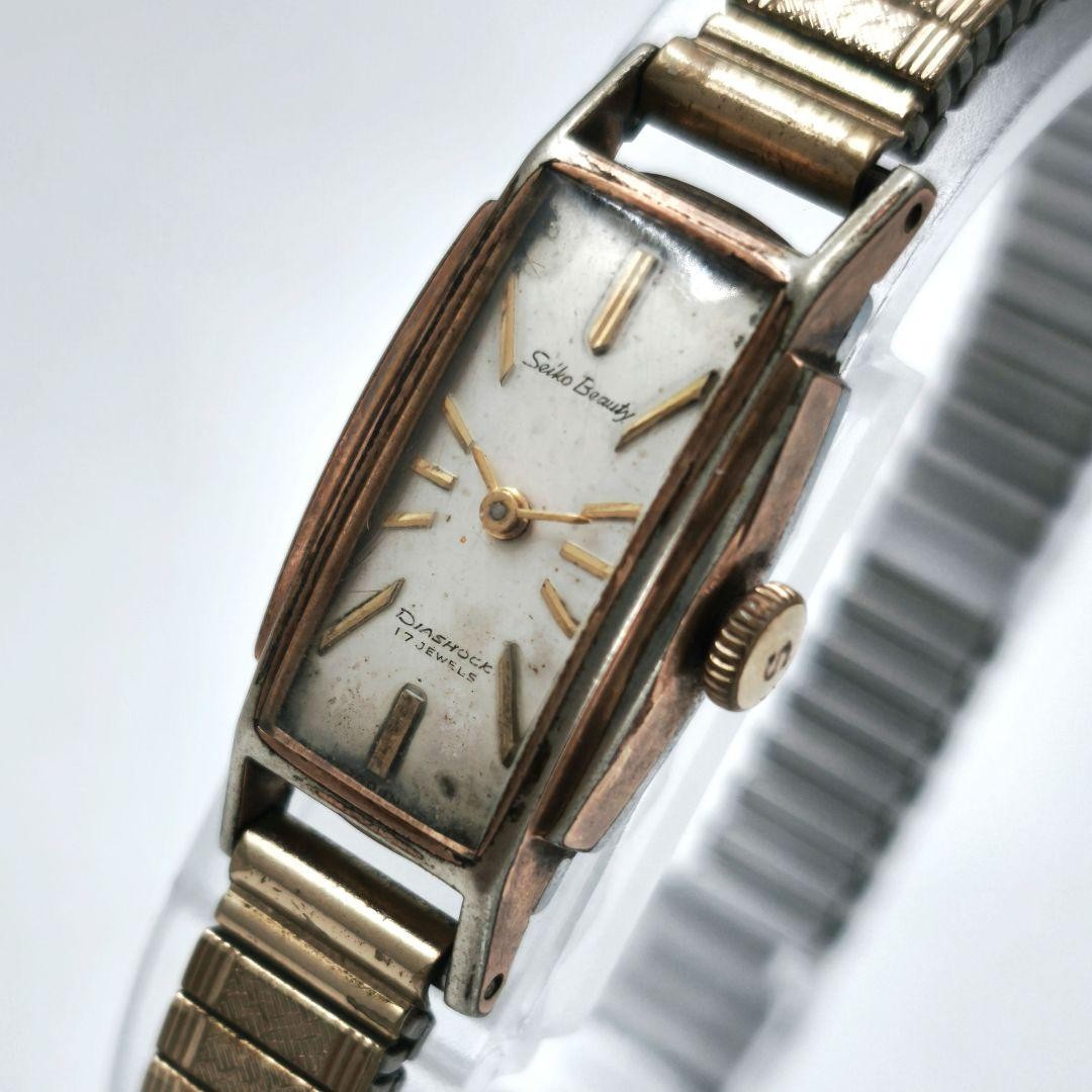 Seiko Beauty Manual Wind Ladies Watch, Ivory Dial wrist 16.0cm/6.3in