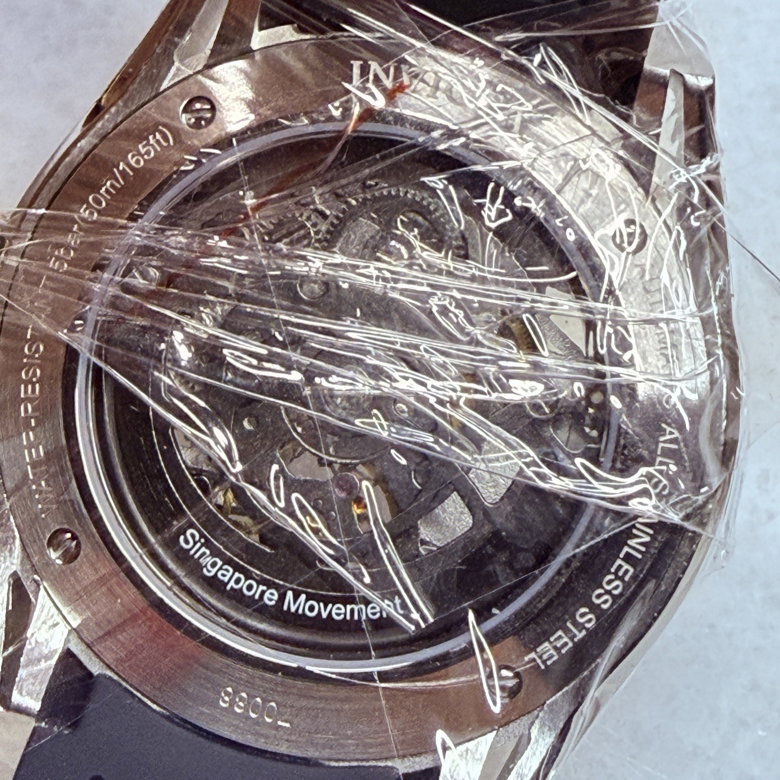 Invicta Celestial Automatic 44.5mm Men’s Skeleton Sapphire – Yellow Band (70088)