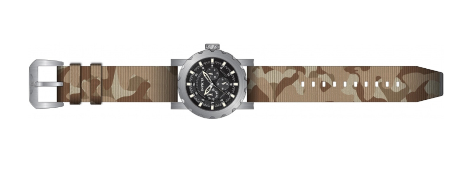 Invicta I-Force Commando Men’s 46mm Quartz Watch 47582 Khaki Camo Strap